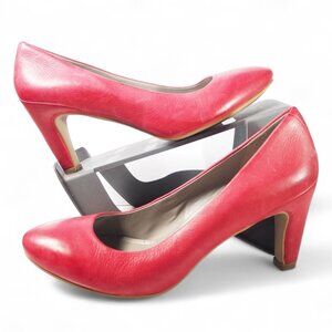 ECCO Nepi Pump Heels "Chili Red" Women's 8-8.5/39